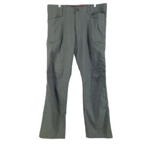 Wrangler Mens Size 34x30 Outdoor Pants Nylon/Spandex Green